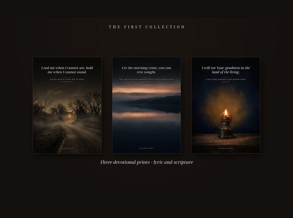 The First Collection, three devotional prints